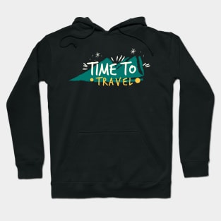 Time To Travel Across The Globe Towards Mountains & Sea Hoodie